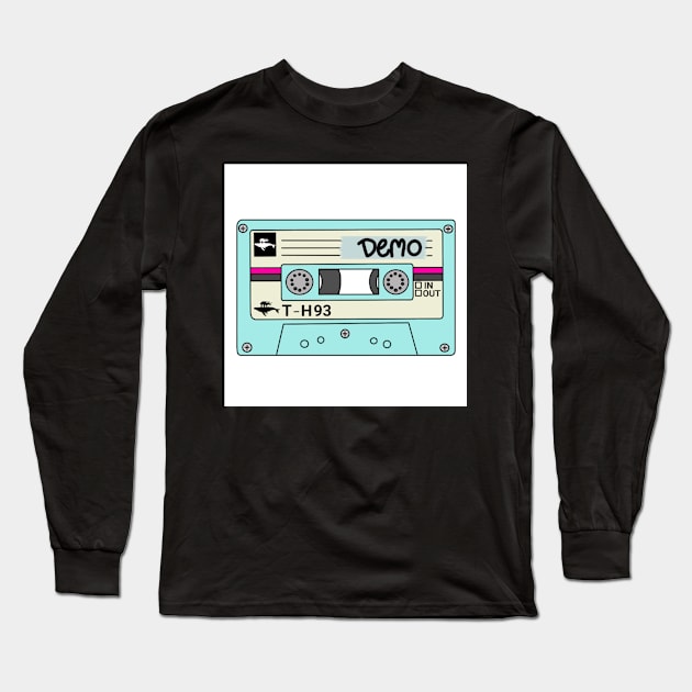 Casette Tape 2 Long Sleeve T-Shirt by CreativeJargon